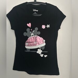 Disney Black and Pink Minnie Mouse Tee